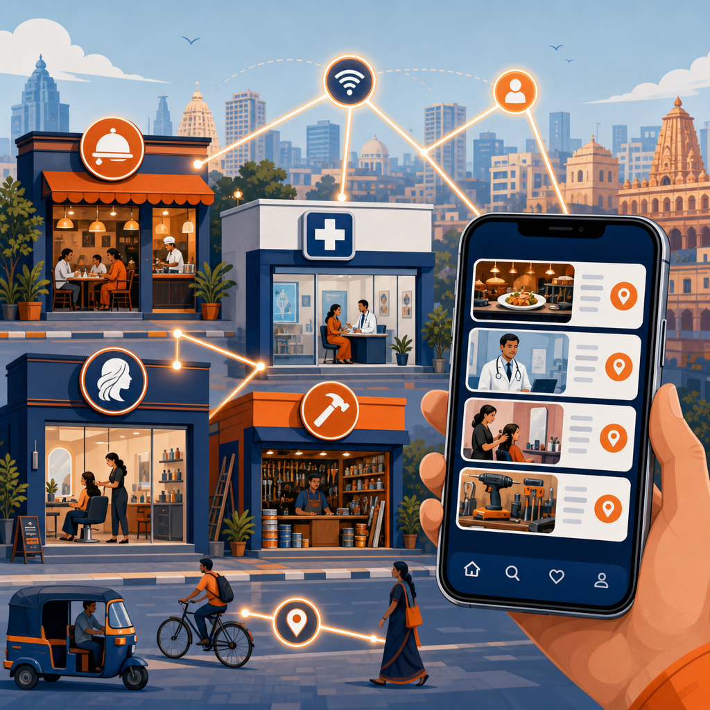 Connect businesses and customers across India
